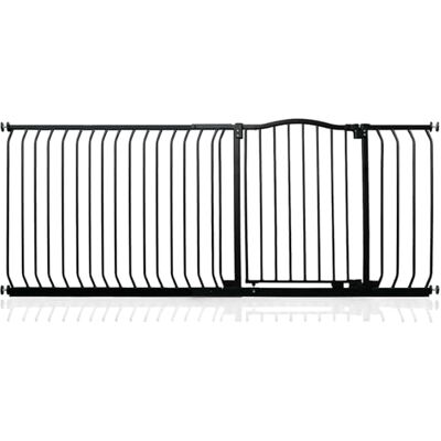 Safetots Barrera de Tope Curvo para Bebés, 189cm 198cm, Negra Mate, Barrera de Presión para Escaleras, Barrera de Seguridad para Bebés para Barreras, Instalación Fácil Safetots Barrera de Tope Curvo para Bebés, 189cm 198cm, Negra Mate, Barrera de Presión para Escaleras, Barrera de Seguridad para Bebés para Barreras, Instalación Fácil