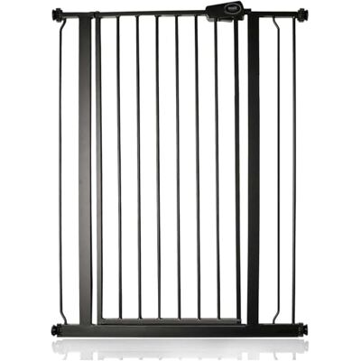 Bettacare Barrera de Seguridad Estrecha Para Niños y Mascotas, 81,4cm 89cm, Negra Mate, Puerta Extra Alta de 104cm de Altura Bettacare Barrera de Seguridad Estrecha Para Niños y Mascotas, 81,4cm 89cm, Negra Mate, Puerta Extra Alta de 104cm de Altura