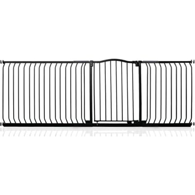 Safetots Barrera de Tope Curvo para Bebés, 225cm 234cm, Negra Mate, Barrera de Presión para Escaleras, Barrera de Seguridad para Bebés para Barreras, Instalación Fácil Safetots Barrera de Tope Curvo para Bebés, 225cm 234cm, Negra Mate, Barrera de Presión para Escaleras, Barrera de Seguridad para Bebés para Barreras, Instalación Fácil