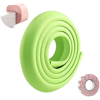 SONARIN Protector Para Esquinas y Bordes,Bebe Protecciones Borde Cobertura 2m/ 6,6 pies, Protectores de Bordes de mesas para Muebles,Forma de L con cinta adhesiva fuerte(Verde) SONARIN Protector Para Esquinas y Bordes,Bebe Protecciones Borde Cobertura 2m/ 6,6 pies, Protectores de Bordes de mesas para Muebles,Forma de L con cinta adhesiva fuerte(Verde)