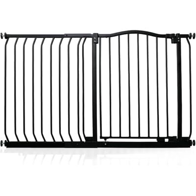 Safetots Barrera de Tope Curvo para Bebés, 125cm 134cm, Negra Mate, Barrera de Presión para Escaleras, Barrera de Seguridad para Bebés para Barreras, Instalación Fácil Safetots Barrera de Tope Curvo para Bebés, 125cm 134cm, Negra Mate, Barrera de Presión para Escaleras, Barrera de Seguridad para Bebés para Barreras, Instalación Fácil