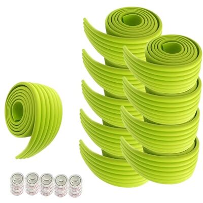 HIMRY Universal Protector Espuma, 2000cm x 80mm x 8mm Multiusos anticolisión Protección Espuma Rollo para Bebés niños, No Tóxico Seguridad Protectores Superficie & Bordes, 10x2m, Verde KXD7002-green HIMRY Universal Protector Espuma, 2000cm x 80mm x 8mm Multiusos anticolisión Protección Espuma Rollo para Bebés niños, No Tóxico Seguridad Protectores Superficie & Bordes, 10x2m, Verde KXD7002-green