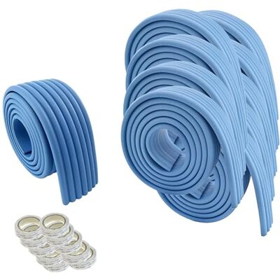 HIMRY Universal Protector Espuma, 2000cm x 80mm x 8mm Multiusos anticolisión Protección Espuma Rollo para Bebés niños, No Tóxico Seguridad Protectores Superficie & Bordes, 10x2m, Azul KXD7002-blue HIMRY Universal Protector Espuma, 2000cm x 80mm x 8mm Multiusos anticolisión Protección Espuma Rollo para Bebés niños, No Tóxico Seguridad Protectores Superficie & Bordes, 10x2m, Azul KXD7002-blue