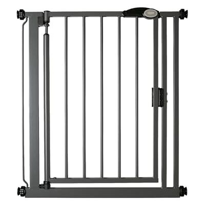 Bettacare Puerta de Seguridad con Cierre Automático, 75cm 82cm, Gris Pizarra, Puerta de Seguridad con Ajuste a Presión, Puerta de Bebé, Barrera de Seguridad para Puertas Pasillos y Espacios Bettacare Puerta de Seguridad con Cierre Automático, 75cm 82cm, Gris Pizarra, Puerta de Seguridad con Ajuste a Presión, Puerta de Bebé, Barrera de Seguridad para Puertas Pasillos y Espacios