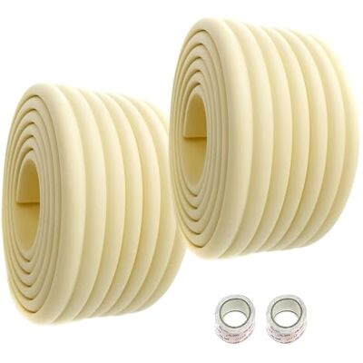 HIMRY Universal Protector Espuma, 400cm x 80mm x 8mm Multiusos anticolisión Protección Espuma Rollo para Bebés niños, No Tóxico Seguridad Protectores Superficie & Bordes, 2x2m, Marfil KXD7002-ivory HIMRY Universal Protector Espuma, 400cm x 80mm x 8mm Multiusos anticolisión Protección Espuma Rollo para Bebés niños, No Tóxico Seguridad Protectores Superficie & Bordes, 2x2m, Marfil KXD7002-ivory
