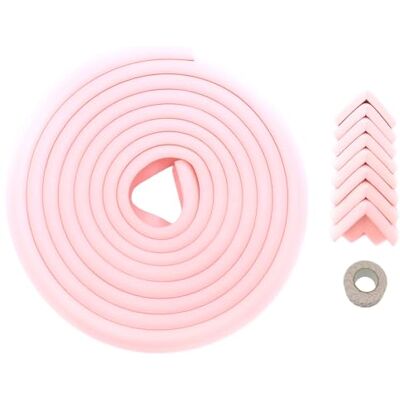 HIMRY Protección de Bordes y Esquinas, Rosa, 5m Kantenschutz + 8 Eckenschützer HIMRY Protección de Bordes y Esquinas, Rosa, 5m Kantenschutz + 8 Eckenschützer