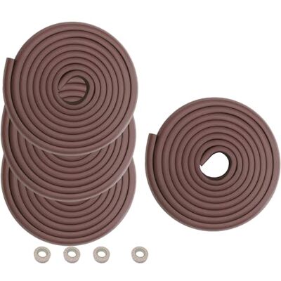 HIMRY 20 Metros Protector Borde Espuma Forma de L para Mesa Borde, anticolisión Tira para Bebés y niños, Seguridad para niño y Bebe, 4x5m, Marrón, KD7000 Brown HIMRY 20 Metros Protector Borde Espuma Forma de L para Mesa Borde, anticolisión Tira para Bebés y niños, Seguridad para niño y Bebe, 4x5m, Marrón, KD7000 Brown