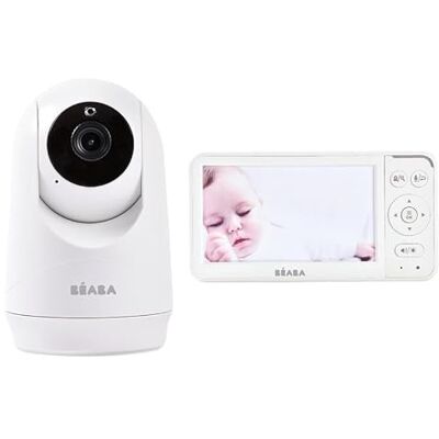 Béaba , Babyphone Cámara Zen Plus 2 Cámara 360°, Pantalla HD 5", visión nocturna, Talkie-Walkie, Termómetro, 8 Canciones de cuna, Alcance 300 m, Autonomía 20 h, 4 Cámaras Conectables, Blanco Béaba , Babyphone Cámara Zen Plus 2 Cámara 360°, Pantalla HD 5", visión nocturna, Talkie-Walkie, Termómetro, 8 Canciones de cuna, Alcance 300 m, Autonomía 20 h, 4 Cámaras Conectables, Blanco