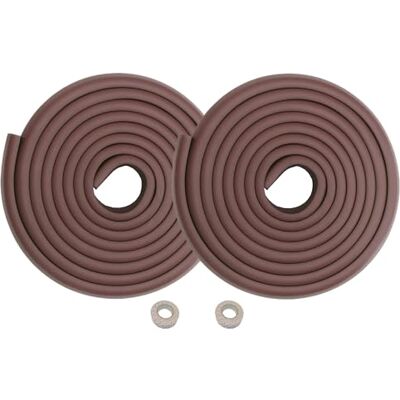 HIMRY 10 Metros Protector Borde Espuma Forma de L para Mesa Borde, anticolisión Tira para Bebés y niños, Seguridad para niño y Bebe, 2x5m, Marrón, KXD7000 Brown HIMRY 10 Metros Protector Borde Espuma Forma de L para Mesa Borde, anticolisión Tira para Bebés y niños, Seguridad para niño y Bebe, 2x5m, Marrón, KXD7000 Brown