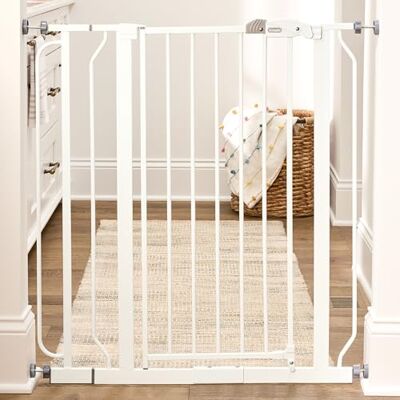 Regalo Safety 91.4cm Extra Tall Baby Gate for Doorways & Bottom of Stairs, Fits Openings 73.6-90cm (Extension Included), Pressure Mounted for Babies, Toddlers & Pets Regalo Safety 91.4cm Extra Tall Baby Gate for Doorways & Bottom of Stairs, Fits Openings 73.6-90cm (Extension Included), Pressure Mounted for Babies, Toddlers & Pets
