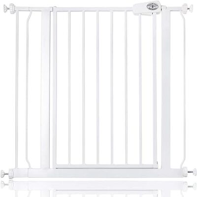 Bettacare Barrera de Seguridad Easy Fit, 81.4cm 89.4cm, Blanco, Barrera de Presión para Escaleras, Puerta de Seguridad para Bebés para Puertas, Pasillos y Espacios, Barrera de Seguridad Bettacare Barrera de Seguridad Easy Fit, 81.4cm 89.4cm, Blanco, Barrera de Presión para Escaleras, Puerta de Seguridad para Bebés para Puertas, Pasillos y Espacios, Barrera de Seguridad