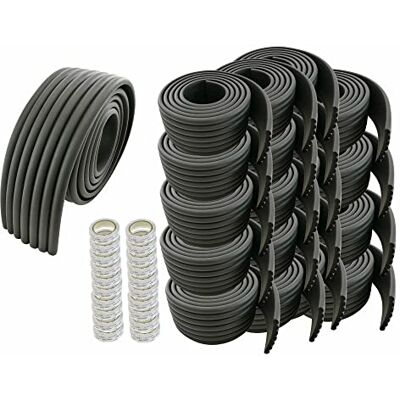 HIMRY Universal Protector Espuma, 4000cm x 80mm x 8mm Multiusos anticolisión Protección Espuma Rollo para Bebés niños, No Tóxico Seguridad Protectores Superficie & Bordes, 20x2m, Negro KXD7002-black HIMRY Universal Protector Espuma, 4000cm x 80mm x 8mm Multiusos anticolisión Protección Espuma Rollo para Bebés niños, No Tóxico Seguridad Protectores Superficie & Bordes, 20x2m, Negro KXD7002-black
