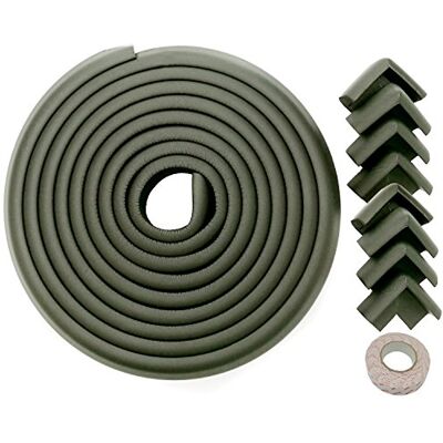 HIMRY Protección de Bordes y Esquinas, Negro, 5m Kantenschutz + 8 Eckenschützer HIMRY Protección de Bordes y Esquinas, Negro, 5m Kantenschutz + 8 Eckenschützer
