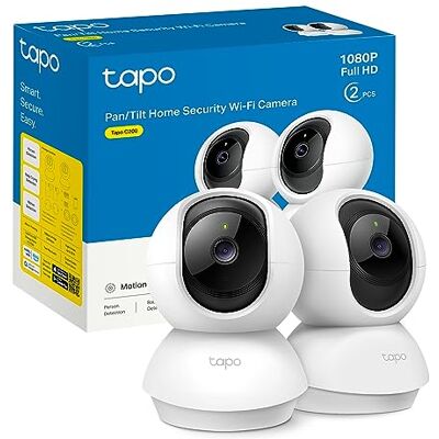 Tapo C200P2 Cámara IP WiFi 360° Cámara de Vigilancia FHD 1080p,Visión Nocturna, Notificaciones en Tiempo Real, Admite Tarjeta SD,Detección de Movimiento,Control Remoto,Compatible con Alexa Tapo C200P2 Cámara IP WiFi 360° Cámara de Vigilancia FHD 1080p,Visión Nocturna, Notificaciones en Tiempo Real, Admite Tarjeta SD,Detección de Movimiento,Control Remoto,Compatible con Alexa