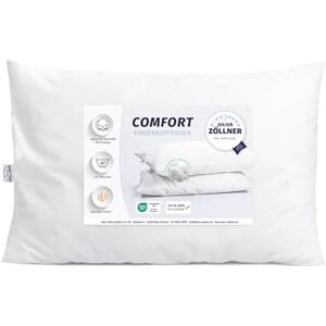 Julius Zöllner ® Comfort Cojín 40 x 60 cm, Almohada Infantil para un sueño Saludable, Lavable a 60 °C y Certificado Öko-Tex Standard 100, Fabricado en Alemania Julius Zöllner ® Comfort Cojín 40 x 60 cm, Almohada Infantil para un sueño Saludable, Lavable a 60 °C y Certificado Öko-Tex Standard 100, Fabricado en Alemania