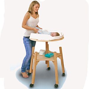 babybay Babywok Cambiador con colchón incluido, color blanco babybay Babywok Cambiador con colchón incluido, color blanco