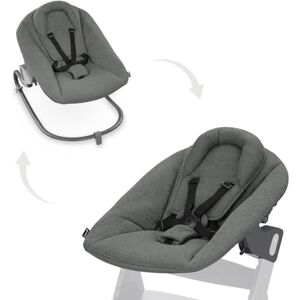 hauck Alpha Bouncer Premium Hamaca Bebé para trona Evolutiva Alpha & Beta desde el Nacimiento, Balancin Bebe con Arnés de 5 Puntos, Mecedora Bebe Reclinable Gris hauck Alpha Bouncer Premium Hamaca Bebé para trona Evolutiva Alpha & Beta desde el Nacimiento, Balancin Bebe con Arnés de 5 Puntos, Mecedora Bebe Reclinable Gris