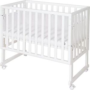 Roba Cuna de bebé - 90x45cm, Blanco, ajustable, 3-en-1 Roba Cuna de bebé - 90x45cm, Blanco, ajustable, 3-en-1