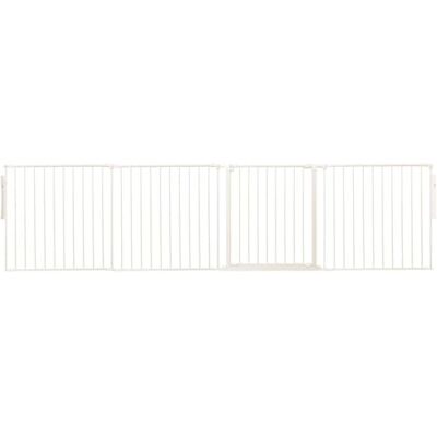 Safetots Separador de Ambientes de Múltiples Paneles, Hasta 298cm de Ancho, Blanca, 70cm de Altura, Divisor de Ambiente con Puerta para Bebés y Niños Pequeños, Instalación Fácil Safetots Separador de Ambientes de Múltiples Paneles, Hasta 298cm de Ancho, Blanca, 70cm de Altura, Divisor de Ambiente con Puerta para Bebés y Niños Pequeños, Instalación Fácil