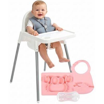 PLASTIMYR Light Trona de Bebé Alta Silla para Comer (Set Alimentación) PLASTIMYR Light Trona de Bebé Alta Silla para Comer (Set Alimentación)
