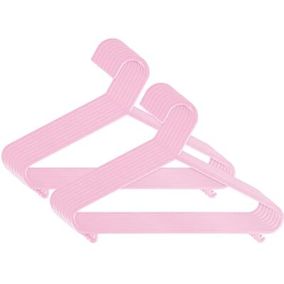 BIECO Perchas infantiles, colores lisos rosa rosa Talla:16 Stück BIECO Perchas infantiles, colores lisos rosa rosa Talla:16 Stück