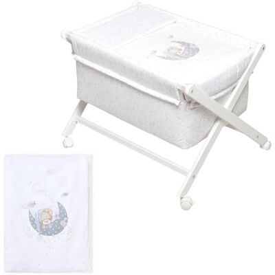 Interbaby Minicuna Plegable Tijera Bear Sleeping 55x90 cm Interbaby Minicuna Plegable Tijera Bear Sleeping 55x90 cm