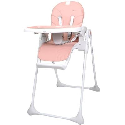 Asalvo ARZAK Trona Bebé, Silla Alta hasta 36 Meses, Trona Evolutiva, Asiento Elevador, Silla Baja, Respaldo reclinable, Ergonómica, Bandeja Extraíble, Rosa Asalvo ARZAK Trona Bebé, Silla Alta hasta 36 Meses, Trona Evolutiva, Asiento Elevador, Silla Baja, Respaldo reclinable, Ergonómica, Bandeja Extraíble, Rosa