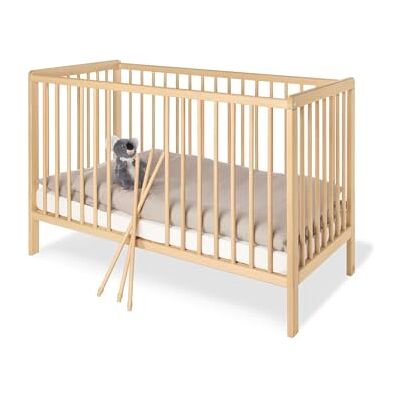 Pinolino Cama infantil Hanna (120 x 60 cm) con 2 láminas extraíbles, somier regulable en altura en 3 posiciones de haya maciza, sin tratar Pinolino Cama infantil Hanna (120 x 60 cm) con 2 láminas extraíbles, somier regulable en altura en 3 posiciones de haya maciza, sin tratar