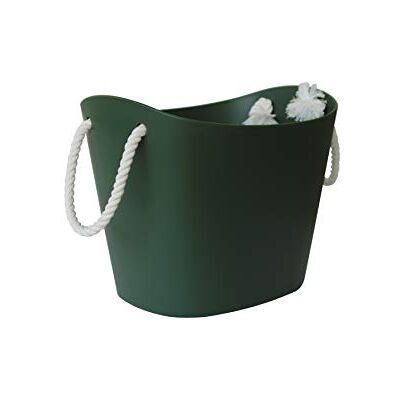 sceltevie Cesta de almacenamiento Balcolore de 7 litros, verde oscuro Hachiman sceltevie Cesta de almacenamiento Balcolore de 7 litros, verde oscuro Hachiman