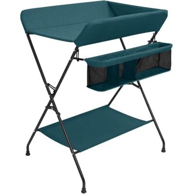 vidaXL Mesa cambiadora de hierro verde vidaXL Mesa cambiadora de hierro verde