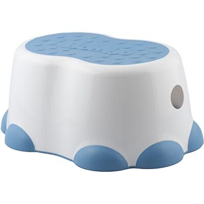 Bumbo Step Stool Taburete Baño Niños Alzador Portátil, Ligero y Resistente Escalón Infantil Antideslizante De 18 Meses a 3 años Color Azul Bumbo Step Stool Taburete Baño Niños Alzador Portátil, Ligero y Resistente Escalón Infantil Antideslizante De 18 Meses a 3 años Color Azul