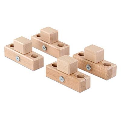 babybay Connection Parts for Playpen Suitable for Model Original, Midi, Maxi and BoXSpring, Natural Varnished, 520 g, unisex babybay Connection Parts for Playpen Suitable for Model Original, Midi, Maxi and BoXSpring, Natural Varnished, 520 g, unisex