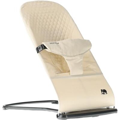 Deryan Buddy – Balancín para bebé – Ergonómico y suave – Ajustable y plegable – Balancín de viaje para bebés 0 – 9 kg – Crema Deryan Buddy – Balancín para bebé – Ergonómico y suave – Ajustable y plegable – Balancín de viaje para bebés 0 – 9 kg – Crema