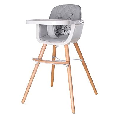 PLASTIMYR Woody Tronas Evolutivas para Bebé Silla Evolutiva Bebé (Gris) Trona de Madera 3 en 1 · Asiento de Polipiel Premium · Arnés de Seguridad 5 Puntos · 6 Meses a 5 Años PLASTIMYR Woody Tronas Evolutivas para Bebé Silla Evolutiva Bebé (Gris) Trona de Madera 3 en 1 · Asiento de Polipiel Premium · Arnés de Seguridad 5 Puntos · 6 Meses a 5 Años