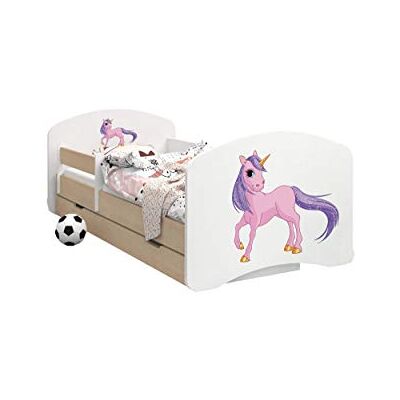 Happy Babies CAMA PARA NIÑOS DE DOBLE CARA CON CAJÓN Diseño moderno con bordes seguros y protección contra caídas Colchón de espuma 7 cm Pera clara (Unicornio, 160/80) Happy Babies CAMA PARA NIÑOS DE DOBLE CARA CON CAJÓN Diseño moderno con bordes seguros y protección contra caídas Colchón de espuma 7 cm Pera clara (Unicornio, 160/80)
