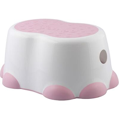 Bumbo Step Stool Taburete Baño Niños Alzador Portátil, Ligero y Resistente Escalón Infantil Antideslizante De 18 Meses a 3 años Color Rosa Bumbo Step Stool Taburete Baño Niños Alzador Portátil, Ligero y Resistente Escalón Infantil Antideslizante De 18 Meses a 3 años Color Rosa