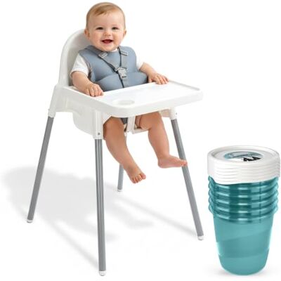 PLASTIMYR Light Trona de Bebé Alta Silla para Comer (6 Recipientes) PLASTIMYR Light Trona de Bebé Alta Silla para Comer (6 Recipientes)