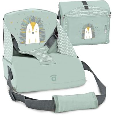 Asalvo BOOSTER CUSCUS Trona de Viaje Portatil para bebés, Asiento elevador para comer, Plegable, Arnés de seguridad, Bolsillo incorporado, Respaldo 25 cm, Desde 6 meses hasta 15 kg (Verde) Asalvo BOOSTER CUSCUS Trona de Viaje Portatil para bebés, Asiento elevador para comer, Plegable, Arnés de seguridad, Bolsillo incorporado, Respaldo 25 cm, Desde 6 meses hasta 15 kg (Verde)