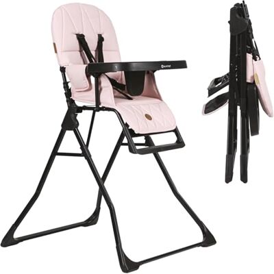 Olmitos – Trona para Bebé Plegable Ligera y Ultracompacta MINNA – Trona portátil de viaje 4.9kg ergonómica con Funda Acolchada de 6 meses a 3 años reposapiés ajustable y Arnés 5 Puntos, Rosa Olmitos – Trona para Bebé Plegable Ligera y Ultracompacta MINNA – Trona portátil de viaje 4.9kg ergonómica con Funda Acolchada de 6 meses a 3 años reposapiés ajustable y Arnés 5 Puntos, Rosa