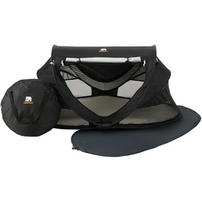 Deryan Cuna de Viaje, Bolsa Transporte, 2 en 1, Plegado ultracompacto, Colchón extraíble, con Mosquitera, 0-4.5 años (0-20kg), Tela Transpirable, Entrada Lateral con Cremallera, Parque bebé (Negro) Deryan Cuna de Viaje, Bolsa Transporte, 2 en 1, Plegado ultracompacto, Colchón extraíble, con Mosquitera, 0-4.5 años (0-20kg), Tela Transpirable, Entrada Lateral con Cremallera, Parque bebé (Negro)