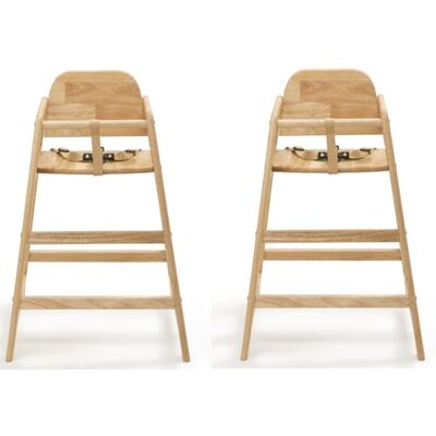 Safetots Simply Pack Doble de Tronas Apilables de Madera, Natural, Sillas Altas para Bebé y Niño Pequeño, Sillas Altas para Bebé para tu Hogar o Sillas altas Ahorro de Espacio para Restaurantes Safetots Simply Pack Doble de Tronas Apilables de Madera, Natural, Sillas Altas para Bebé y Niño Pequeño, Sillas Altas para Bebé para tu Hogar o Sillas altas Ahorro de Espacio para Restaurantes