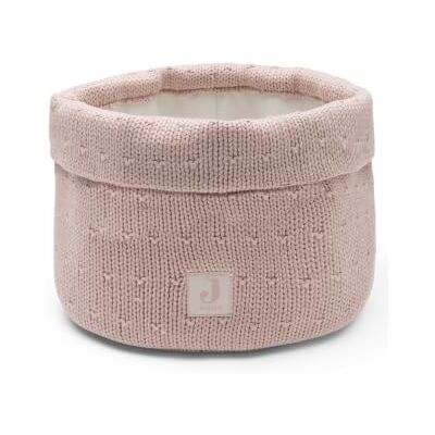 Jollein Cesta de almacenamiento Care Basket Silk Rose 14x18cm Organizador para cambiador, colección Sprinkle Knit, certificado Oeko-Tex Jollein Cesta de almacenamiento Care Basket Silk Rose 14x18cm Organizador para cambiador, colección Sprinkle Knit, certificado Oeko-Tex