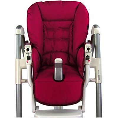 Babys-Dreams BambiniWelt Cojín de asiento, funda de repuesto para trona Peg Perego Prima Pappa Diner, 9 colores rojo cereza Babys-Dreams BambiniWelt Cojín de asiento, funda de repuesto para trona Peg Perego Prima Pappa Diner, 9 colores rojo cereza