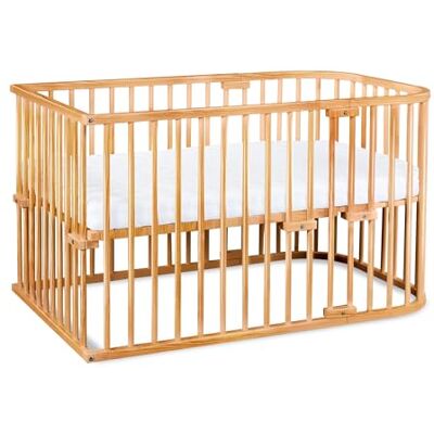 babybay Cuna Auxiliar Original de Madera de Haya Maciza/compacta y transformable/Altura Regulable sin Niveles/Cuna Creciente (lacada en Gris Pizarra) babybay Cuna Auxiliar Original de Madera de Haya Maciza/compacta y transformable/Altura Regulable sin Niveles/Cuna Creciente (lacada en Gris Pizarra)