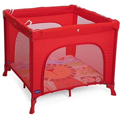 Chicco Open Box Parque Bebé de 0 Meses a 15 Kg – Parque Plegable y Compacto, Parque de Juegos con Alfombra Extraíble, Ventanas de Malla, 4 Asas y Bolsa de Transporte, Color Rojo (Lion) Chicco Open Box Parque Bebé de 0 Meses a 15 Kg – Parque Plegable y Compacto, Parque de Juegos con Alfombra Extraíble, Ventanas de Malla, 4 Asas y Bolsa de Transporte, Color Rojo (Lion)