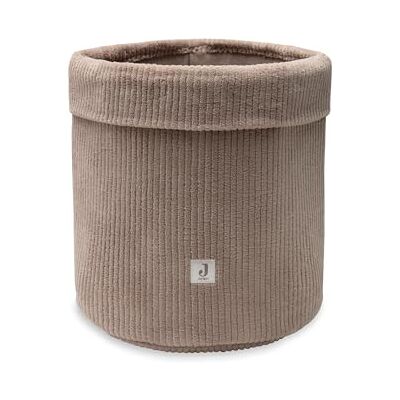 Jollein Cesta de almacenaje para Cambiador Cloudy Rib Milky Coffee Organizador para Cambiador Accesorio para Cambiador 35x30 cm Jollein Cesta de almacenaje para Cambiador Cloudy Rib Milky Coffee Organizador para Cambiador Accesorio para Cambiador 35x30 cm