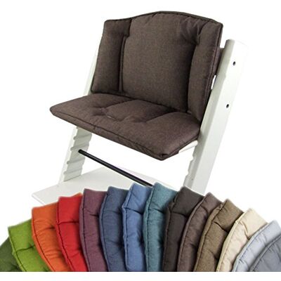 Babys-Dreams BambiniWelt Cojín de asiento para trona Stokke Tripp Trapp, en 14 colores, jaspeado, asiento de 2 piezas, funda, cojín de repuesto Braun Mittel Babys-Dreams BambiniWelt Cojín de asiento para trona Stokke Tripp Trapp, en 14 colores, jaspeado, asiento de 2 piezas, funda, cojín de repuesto Braun Mittel