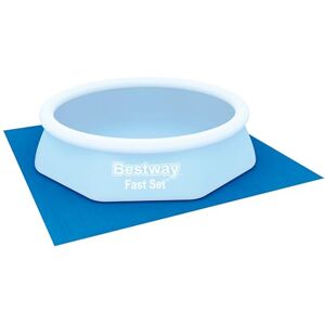 Bestway Tapiz Protector de Suelo 274x274 cm para Piscinas Desmontables Azul