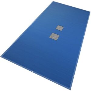 VOUNOT ® Lona para Piscina Rectangular 12 x 6 m, Cubierta Protectora PE de 160 g/m² con Red Central de Drenaje, Funda de Piscinas Anti-UV con Ojales Cada 100 cm, Azul-Gris VOUNOT ® Lona para Piscina Rectangular 12 x 6 m, Cubierta Protectora PE de 160 g/m² con Red Central de Drenaje, Funda de Piscinas Anti-UV con Ojales Cada 100 cm, Azul-Gris