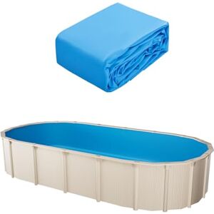 VEVOR Revestimiento para Piscina Ovalada 730x375 cm Calibre Estándar Revestimiento de Vinilo para Piscina Estilo Superpuesto para Piscinas sobre el Suelo de 132 cm de Altura de Pared, Color Sólido VEVOR Revestimiento para Piscina Ovalada 730x375 cm Calibre Estándar Revestimiento de Vinilo para Piscina Estilo Superpuesto para Piscinas sobre el Suelo de 132 cm de Altura de Pared, Color Sólido
